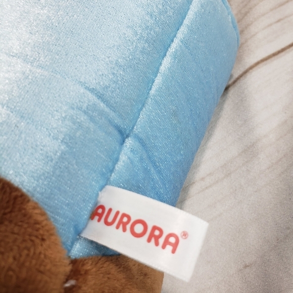 ๐SOLD๐ Aurora Wolf Husky Dog Pop Up Hand Puppet Plush Toy 10 Inch 2015 New - Picture 11 of 13